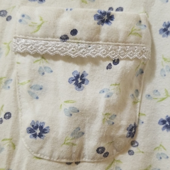 MOTHER MATERNITY NURSING GOWN 100% COTTON SZ M - Picture 4 of 6